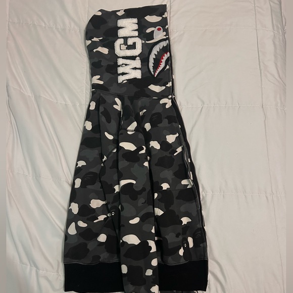 Bape Black Camo Hoodie